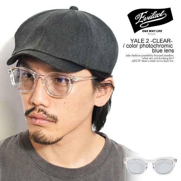 EVILACT YALEⅡ clear / color 調光 blue lens YALEⅡ color photochromic blue lens | EVILACT (イーブル
