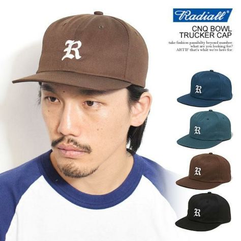 ラディアル radiall ハット　L RADIALL ラディアル CNQ BOWL - TRUCKER CAP