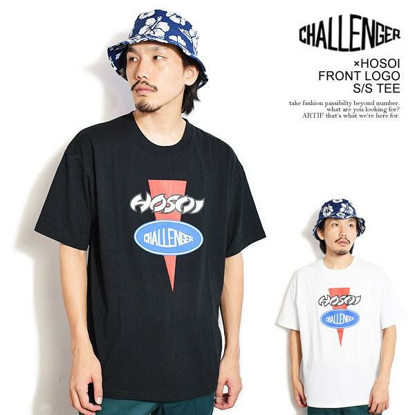 CHALLENGER チャレンジャー HOSOI × CHALLENGER FRONT LOGO S/S TEE