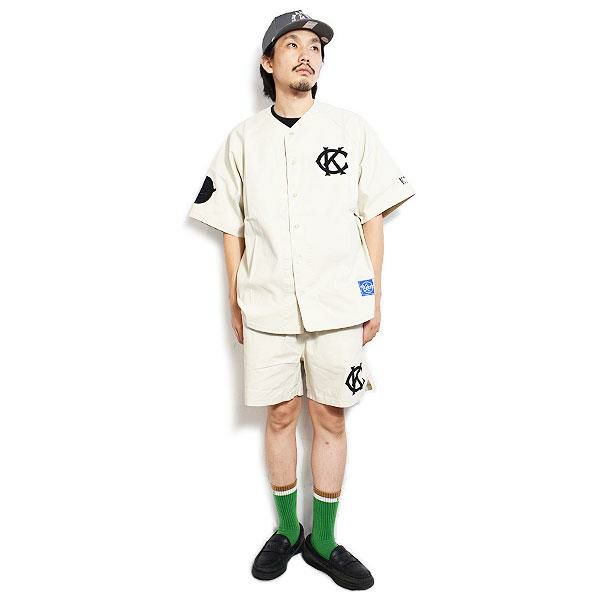 20％OFF SALE セール CALEE キャリー CALEE × KEBOZ BASEBALL SHORTS