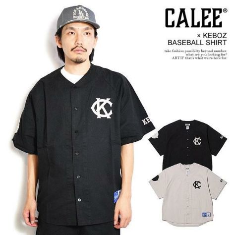 CALEE KEBOZ ケボズ BASEBALL SHIRT 黒L