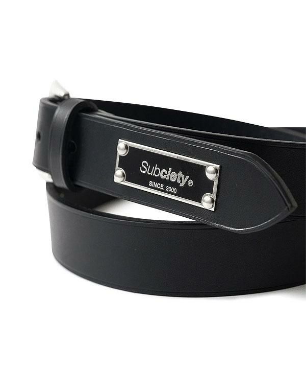 SUBCIETY サブサエティ ITALIAN LEATHER BELT