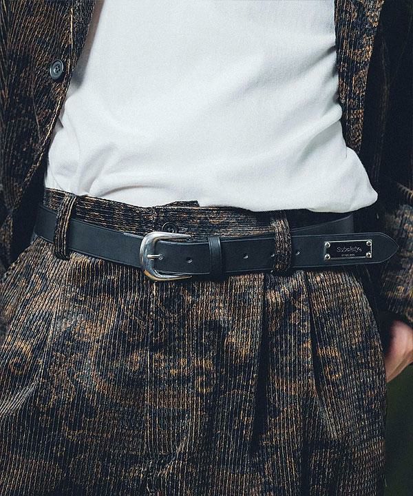 SUBCIETY サブサエティ ITALIAN LEATHER BELT
