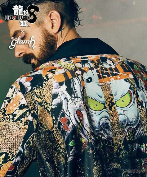 glamb×龍が如く8 glamb グラム Goro Majima Shirts