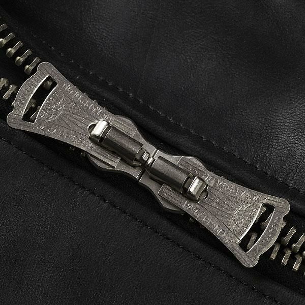 ノーアイディー　swag レザー　コーティング ノーアイディー swag レザー コーティング レザーに🎶ニットに