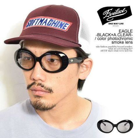 EVILACT EYEWEAR イーブルアクト アイウェア EAGLE -BLACK×A