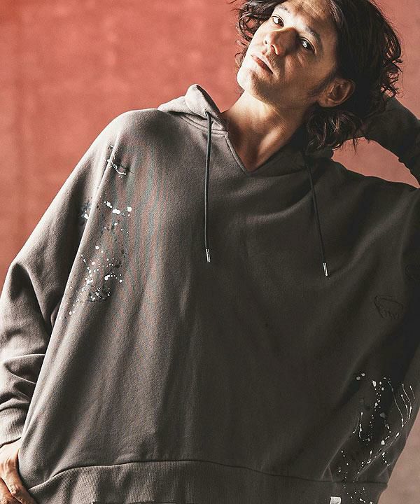 2024 秋冬 2nd 先行予約 10月下旬〜11月上旬入荷予定 GLIMCLAP Used processing oversized sweat hoodie atftps 2024 秋冬 2nd 先行予約 10月下旬～11月上旬入荷予定 GLIMCLAP グリム