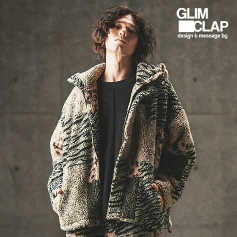 GLIM CLAP グリムクラップ　アウターボアコート GLIMCLAP 【GLIMCLAP(グリムクラップ)】Faux fur gown like