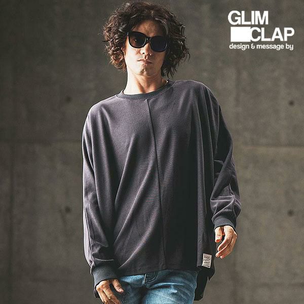GLIMCLAP グリムクラップ Light-pile Dolman sleeve & oversized pullover