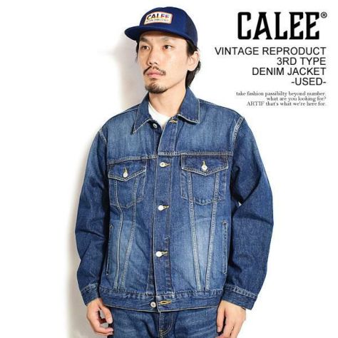 CALEE キャリー VINTAGE REPRODUCT 3RD TYPE DENIM JACKET -USED-