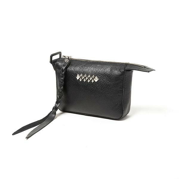 CALEE キャリー STUDS LEATHER MULTI POUCH