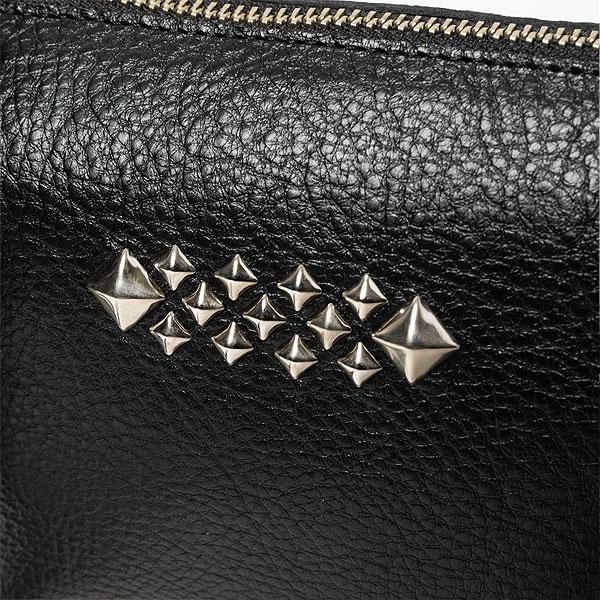 CALEE キャリー STUDS LEATHER MULTI POUCH