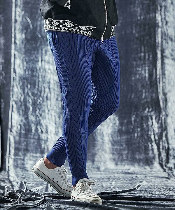 2024 秋冬 先行予約【12月下旬から1月上旬入荷予定】 ANGENEHM アンゲネーム Light yarn cable stitch knit pants atfpts 2024 秋冬 先行予約【12月下旬から1月上旬入荷予定】ANGENEHM