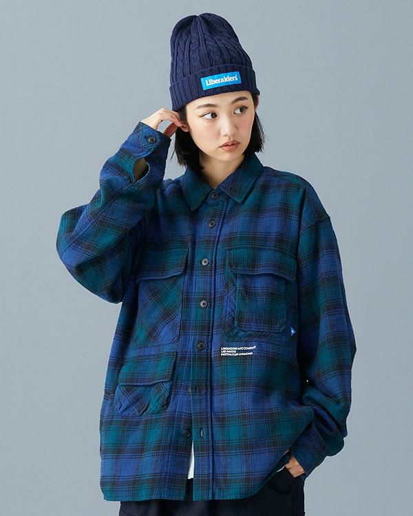 Liberaiders リベレイダース MULTI POCKETS PLAID SHIRT | ARTIF