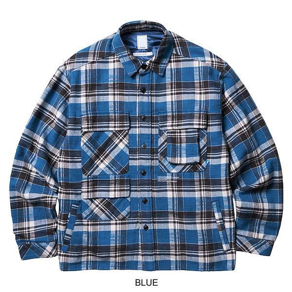 Liberaiders リベレイダース GARMENT WASHED PLAID SHIRT メンズ 711012501 Liberaiders リベレイダース MULTI POCKETS PLAID SHIRT | ARTIF