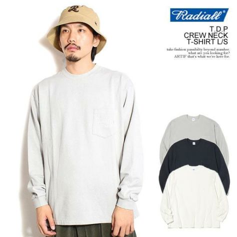 40％OFF SALE セール RADIALL ラディアル T.D.P - CREW NECK T-SHIRT L/S