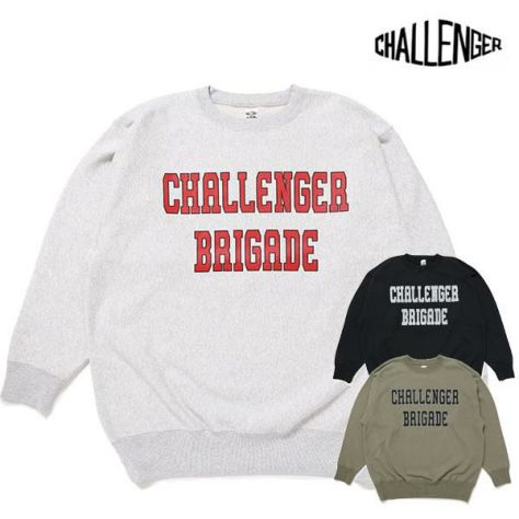 CHALLENGER「COLLEGE LOGO C/N SWEAT」M