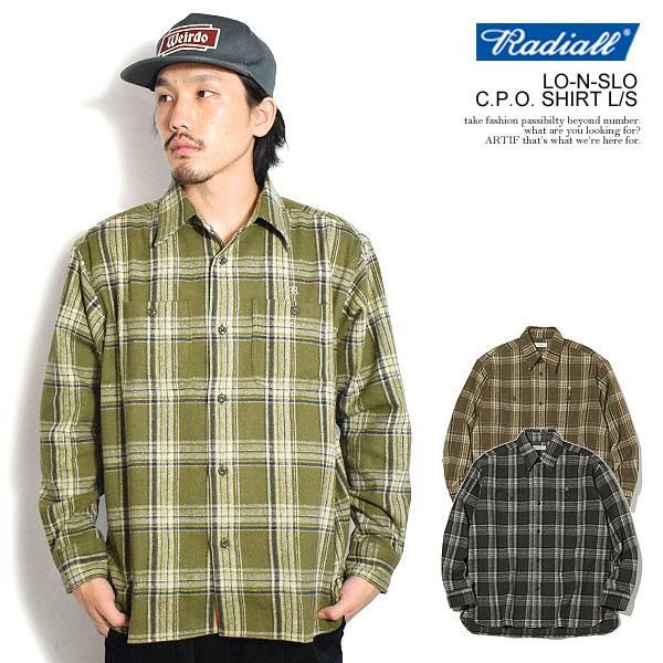 RADIALL ラディアル LO-N-SLO - C.P.O. SHIRT L/S