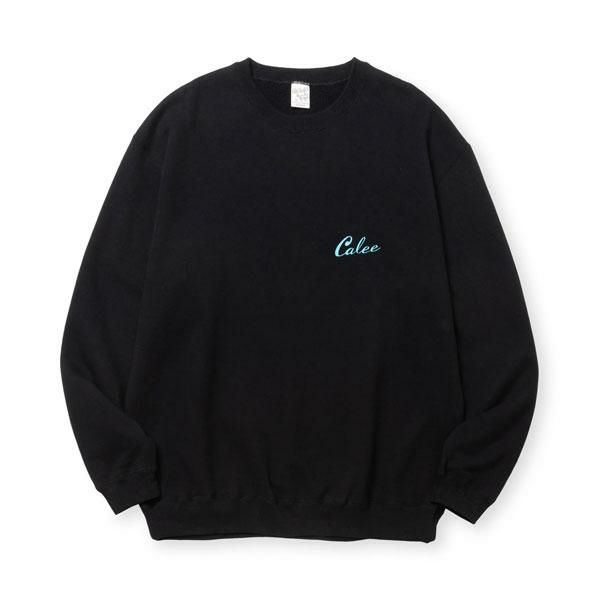 CALEE キャリー SYNDICATE RETRO GIRL CREW NECK SW -NATURALLY