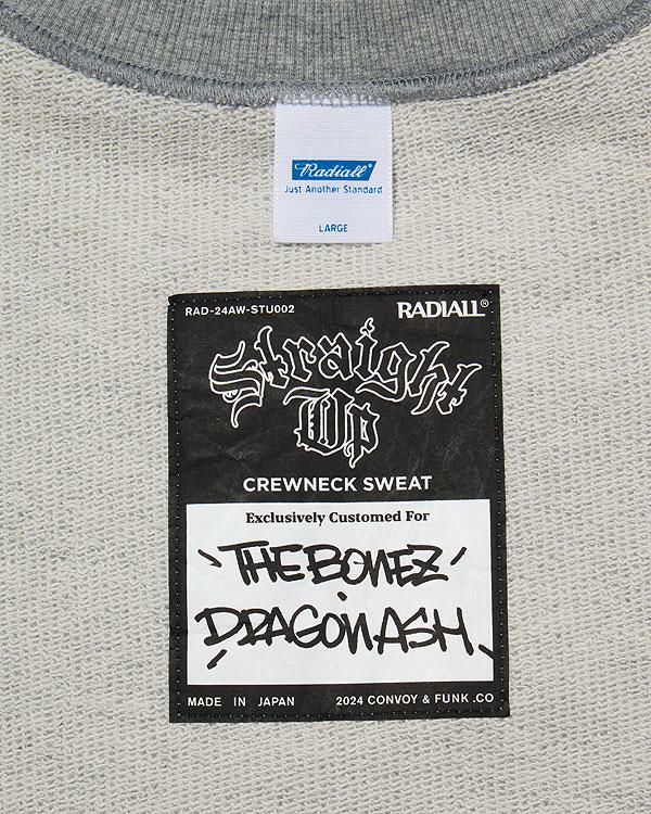 AZU※radiall straight up スウェット　Lサイズ RADIALL ラディアル Straight Up - CREW NECK SWEATSHIRT L/S