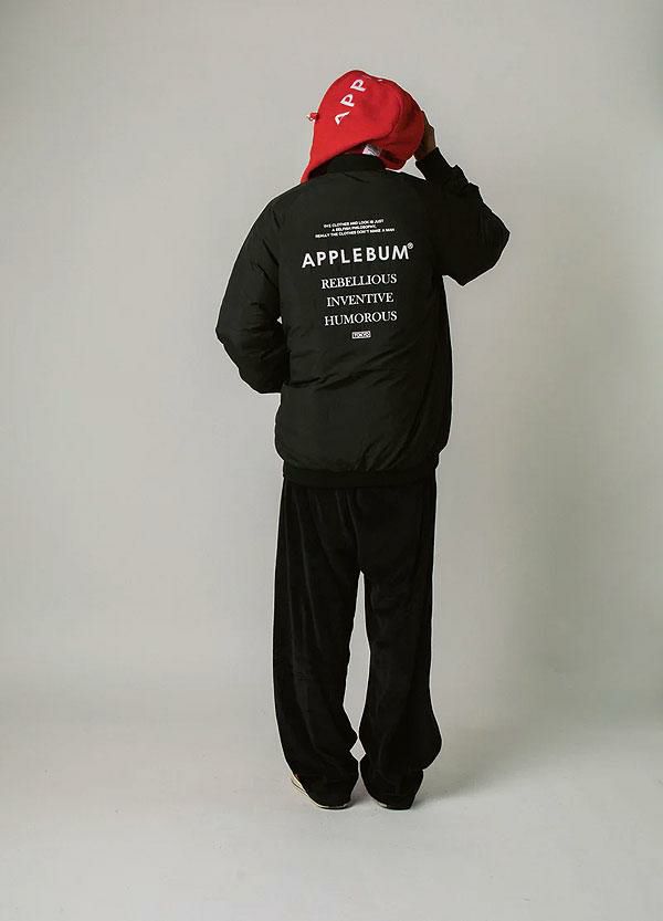 アップルバム Sampling Sports” Light MA-1Jacket APPLEBUM】
