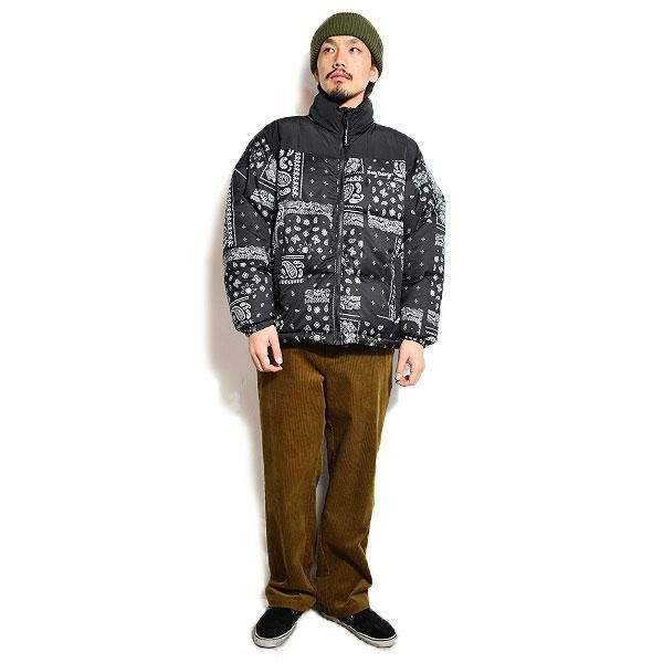 BEN DAVIS PUFFER JACKET バンダナ柄 ペイズリー BEN DAVIS PUFFER JACKET バンダナ柄 ペイズリー