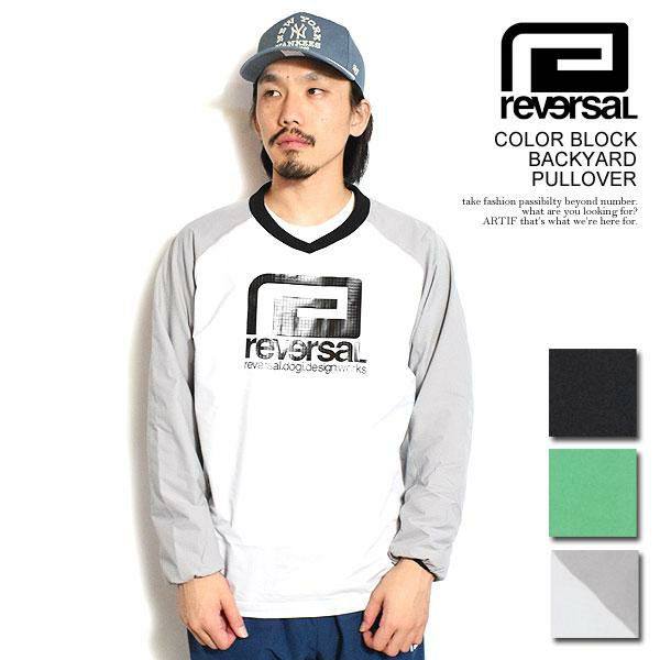 reversal リバーサル COLOR BLOCK BACKYARD PULLOVER | ARTIF