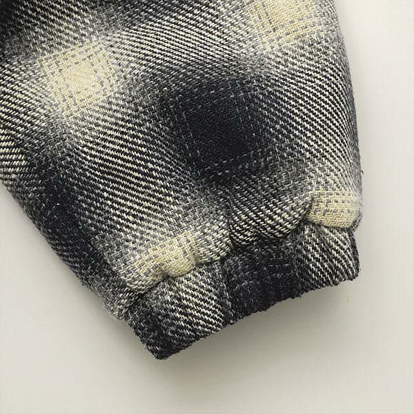 APPLEBUM アップルバム Ombre Check Jacket -BLACK/WHITE-