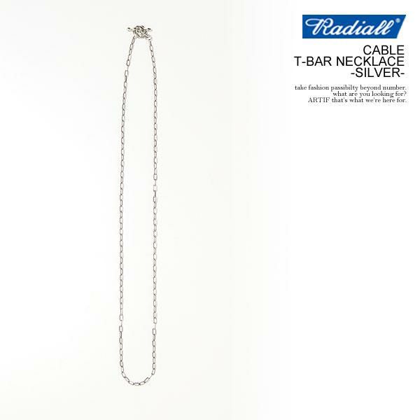 RADIALL ラディアル CABLE - T-BAR NECKLACE -SILVER-