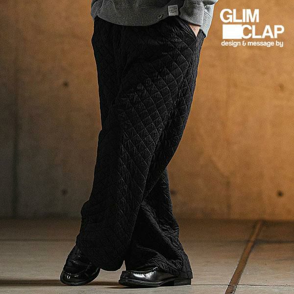 2025 春夏 1st 先行予約 2月中旬〜下旬入荷予定 GLIMCLAP グリムクラップ Quilted fabric cut sew pants パンツ atfpts 2025 春夏 1st 先行予約 2月中旬～下旬入荷予定 GLIMCLAP グリム