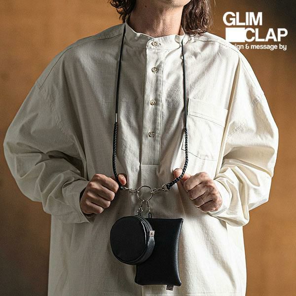 GLIMCLAP グリムクラップ Differently shaped two-pieces pouch-circle
