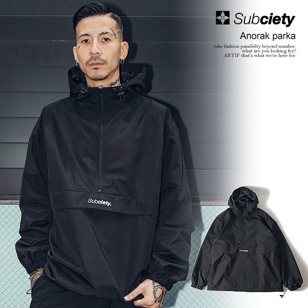 Subciety アノラック ナイロン ジャケット ペイズリー サブサエティ Subciety サブサエティ ジャケット メンズ ペイズリー シェル