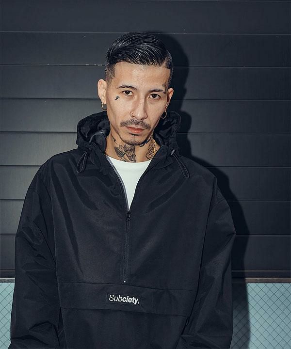 Subciety アノラック ナイロン ジャケット ペイズリー サブサエティ Subciety サブサエティ ジャケット メンズ ペイズリー シェル