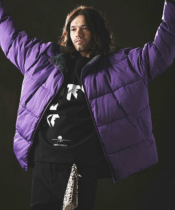 50％OFF SALE セール GLIMCLAP 3M fake-down floral-patterned fabric reversible jacket atfjkt GLIMCLAP グリムクラップ 3M fake-down floral-patterned fabric