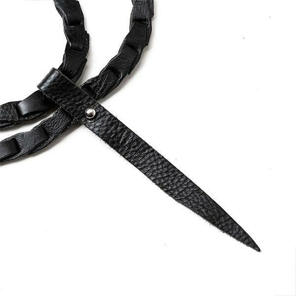CALEE キャリー CHAIN LEATHER SHOULDER STRAP