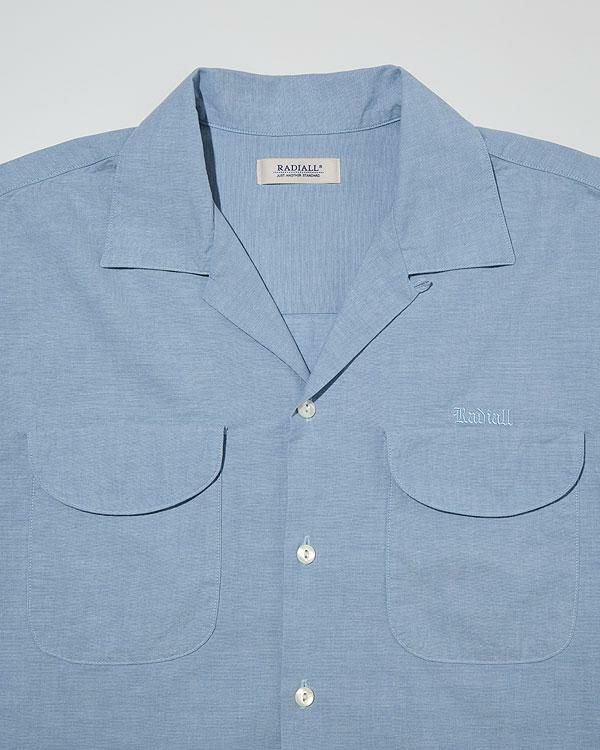 25SS【新品未使用】RADIALL ラディアル オープンカラーシャツ Lサイズ RADIALL (ラディアル) Oldies OPEN COLLARED SHIRT L/S radiall