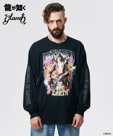 真島吾朗　Tシャツ　S◯XSOXコラボ　スウェット　龍が如く 真島吾朗 Tシャツ S◯XSOXコラボ スウェット 龍が如く glamb×龍が