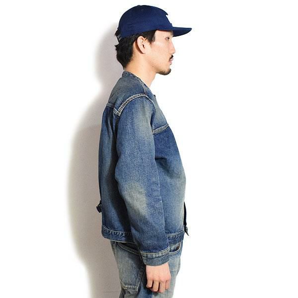 calee キャリー 1st ノーカラー デニムジャケット　　　サイズXL CALEE】（キャリー）