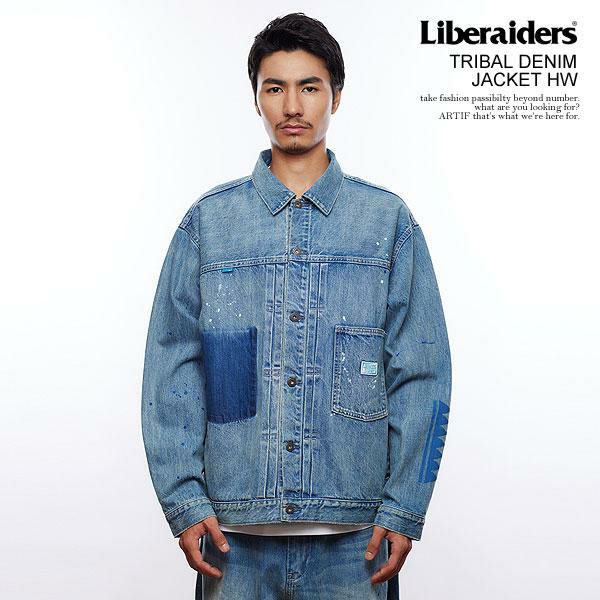 LIBERAIDERS TRIBAL DENIM JACKET XLサイズ Liberaiders リベレイダース TRIBAL DENIM JACKET HW | ARTIF