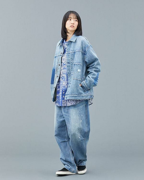 パンツ Liberaiders TRIBAL DENIM SARROUEL PANTS liberaiders - TRIBAL DENIM SARROUEL PANTS HW / ハード | Tempt