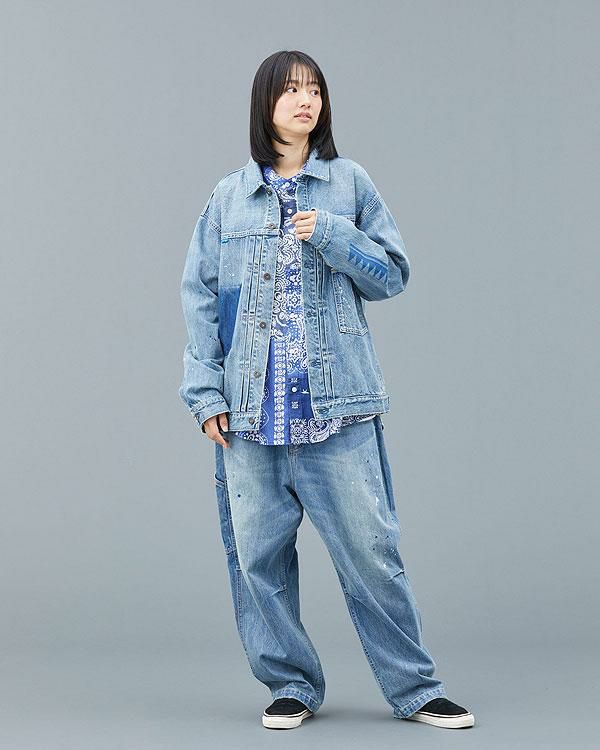 パンツ Liberaiders TRIBAL DENIM SARROUEL PANTS リベレイダース パンツ Liberaiders TRIBAL DENIM SARROUEL