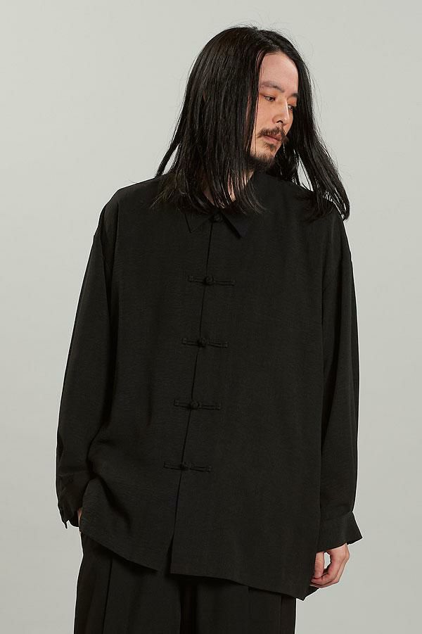 NO ID. BLACK ノーアイディー チャイナBIGシャツJKT