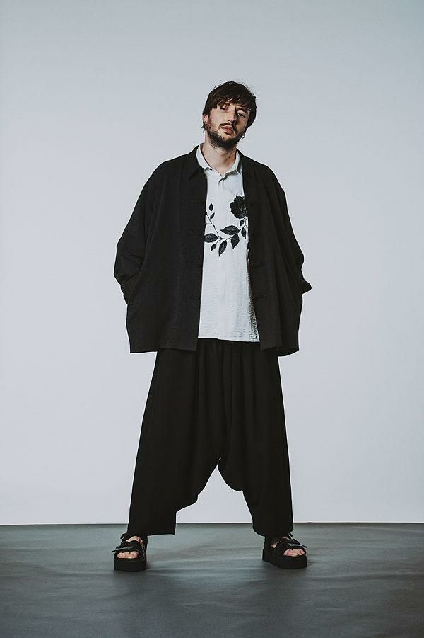 NO ID. BLACK ノーアイディー チャイナBIGシャツJKT