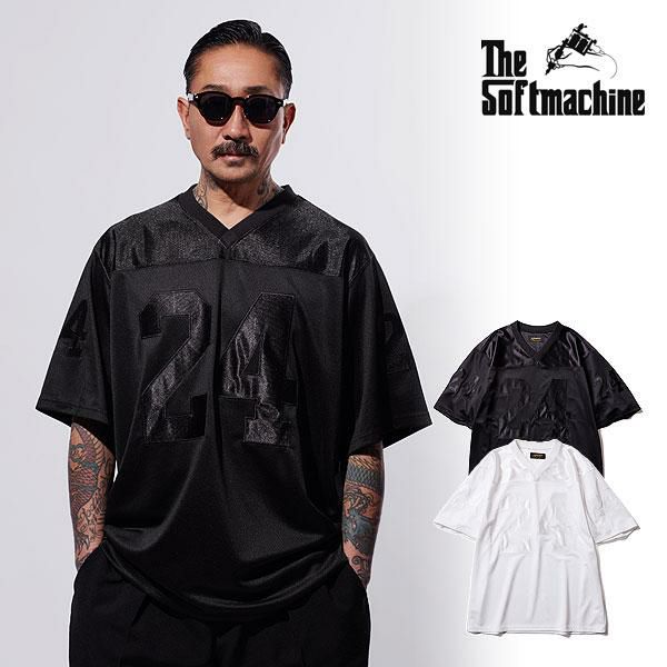 SOFTMACHINE ソフトマシーン TWENTY FOUR-FT-T(MESH FOOTBALL T-SHIRTS)