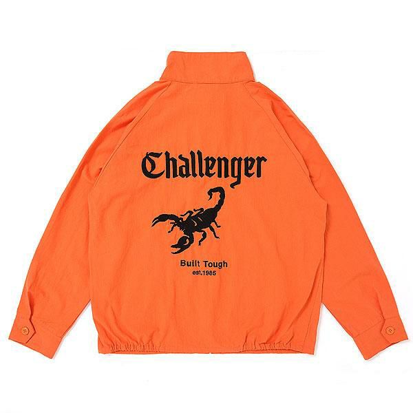 challenger ウルフロンT CHALLENGER / WOLF LOGO TEE -Black-