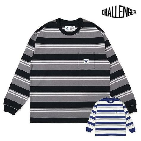 L【CHALLENGER】L/S CHECKER TEE／新品タグ付／送料込 CHALLENGER チャレンジャー L/S CHECKER TEE