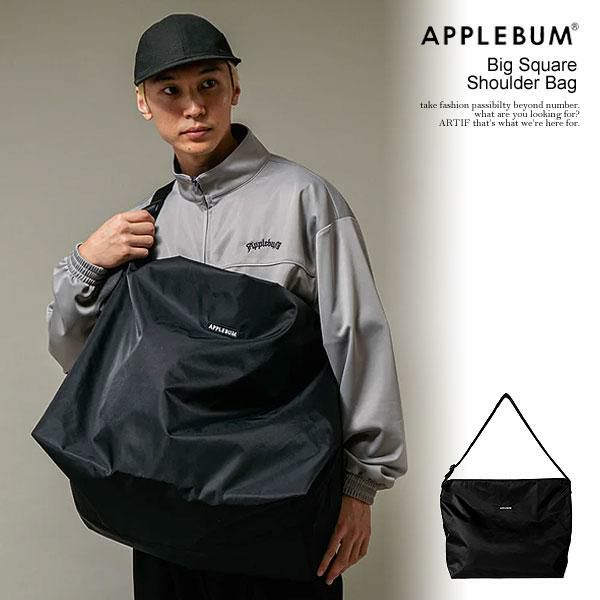 applebum Big Square Shoulder Bag ブラック