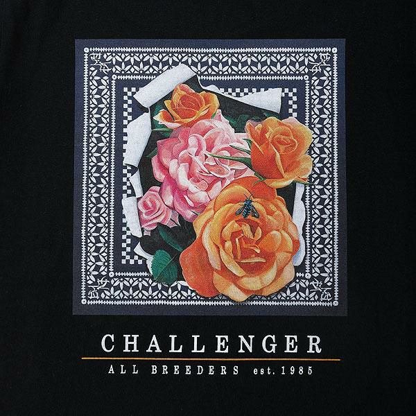 XL CHALLENGER　チャレンジャー　L/S ROSE BANDANA CHALLENGER チャレンジャー L/S ROSE BANDANA TEE