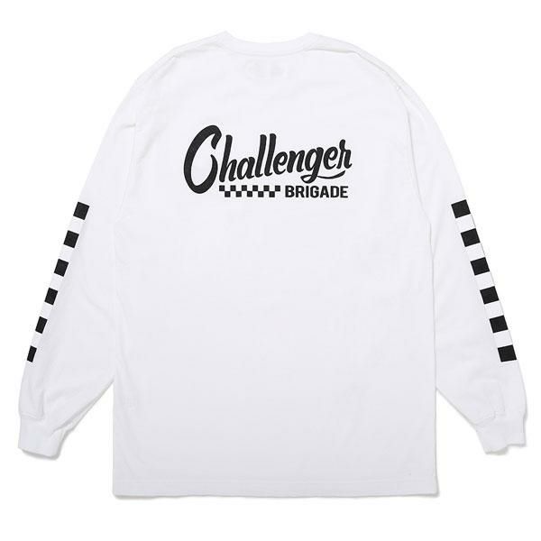 XL【CHALLENGER】L/S CHECKER TEE／新品タグ付／送料込 CHALLENGER チャレンジャー L/S CHECKER TEE