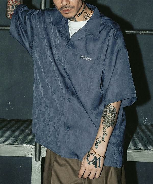 SUBCIETY サブサエティ Jacquard paisley shirt